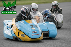 Diarmuid Cunningham sidecar racing at Mondello Park