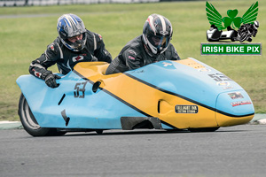 Diarmuid Cunningham sidecar racing at Mondello Park