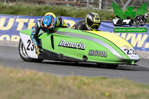 Denoria sidecar racing at Mondello Park