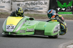 Denoria sidecar racing at Mondello Park