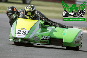 Denoria sidecar racing at Bishopscourt Circuit