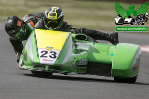 Denoria sidecar racing at Bishopscourt Circuit