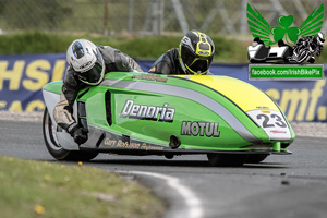 Denoria sidecar racing at Mondello Park