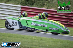 Denoria sidecar racing at Bishopscourt Circuit