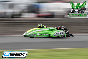 Denoria sidecar racing at Bishopscourt Circuit