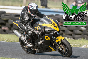 Andy Dunlop motorcycle racing at Kirkistown Circuit