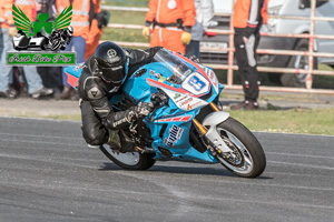 Christian Elkin motorcycle racing at Kirkistown Circuit