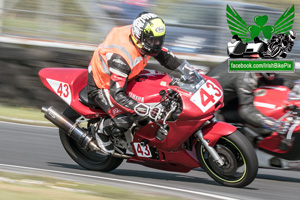 Martin Engall motorcycle racing at Kirkistown Circuit