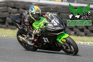 Jack Ferris motorcycle racing at Kirkistown Circuit