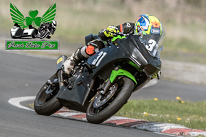 Jack Ferris motorcycle racing at Kirkistown Circuit