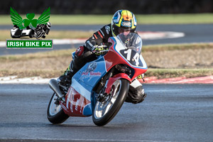 Jack Ferris motorcycle racing at the Sunflower Trophy, Bishopscourt Circuit