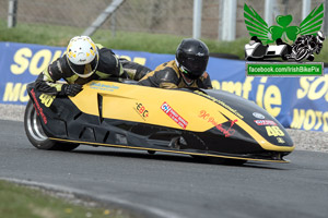 Mark Gash sidecar racing at Bishopscourt Circuit