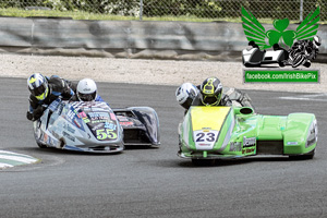 James Ging sidecar racing at Mondello Park