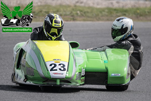 James Ging sidecar racing at Mondello Park