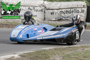 Ciaran Gordon sidecar racing at Mondello Park