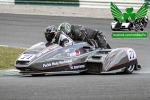 Ciaran Gordon sidecar racing at Mondello Park