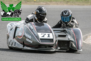 Ciaran Gordon sidecar racing at Mondello Park