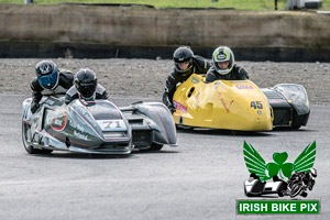 Ciaran Gordon sidecar racing at Mondello Park