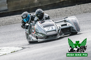 Ciaran Gordon sidecar racing at Mondello Park