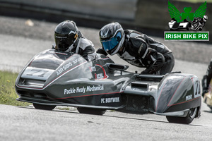 Ciaran Gordon sidecar racing at Mondello Park