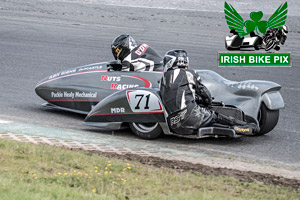 Ciaran Gordon sidecar racing at Mondello Park