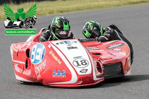 Liam Gordon sidecar racing at Mondello Park