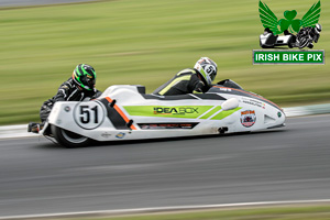 Liam Gordon sidecar racing at Mondello Park