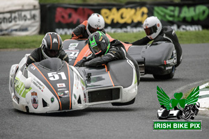 Liam Gordon sidecar racing at Mondello Park