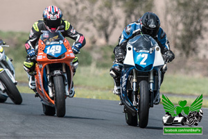 Alvin Griffin motorcycle racing at Kirkistown Circuit