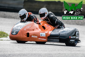 Stuart Halliday sidecar racing at Mondello Park