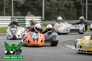 Stuart Halliday sidecar racing at Mondello Park