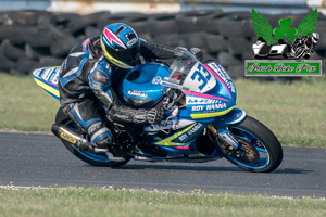 Mark Hanna motorcycle racing at Kirkistown Circuit