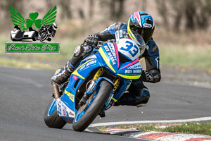 Mark Hanna motorcycle racing at Kirkistown Circuit