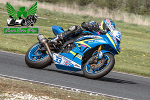 Mark Hanna motorcycle racing at Kirkistown Circuit