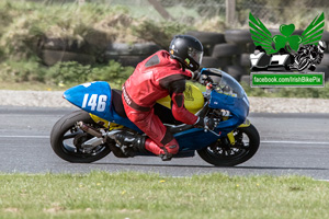Joe Holmes motorcycle racing at Kirkistown Circuit