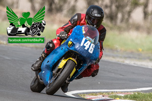 Joe Holmes motorcycle racing at Kirkistown Circuit