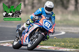 Damien Horgan motorcycle racing at Kirkistown Circuit