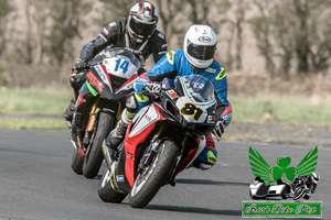 Damien Horgan motorcycle racing at Kirkistown Circuit