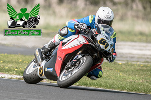 Damien Horgan motorcycle racing at Kirkistown Circuit