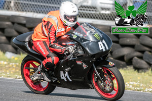 Frances Hyndman motorcycle racing at Kirkistown Race Circuit