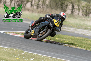 Andrew Irvine motorcycle racing at Kirkistown Circuit