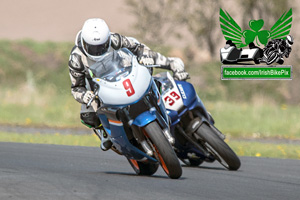 Johnny Irwin motorcycle racing at Kirkistown Circuit