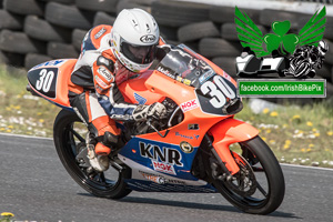 Melissa Kennedy motorcycle racing at Kirkistown Circuit