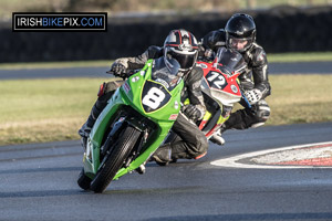 Andrew Kerr motorcycle racing at the Sunflower Trophy, Bishopscourt Circuit