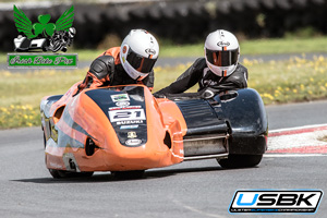 Eugene Kettle sidecar racing at Mondello Park