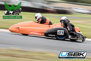 Eugene Kettle sidecar racing at Mondello Park