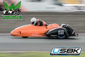 Eugene Kettle sidecar racing at Mondello Park