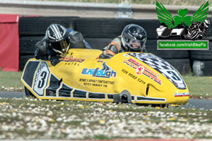 Scobby Killough sidecar racing at Bishopscourt Circuit