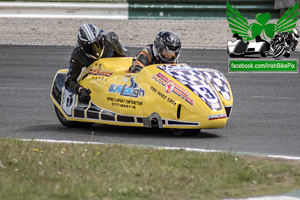 Scobby Killough sidecar racing at Mondello Park