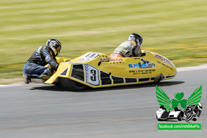 Scobby Killough sidecar racing at Mondello Park